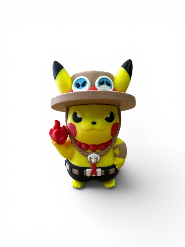 Pikachu With Portgas D. Ace ( Figür )