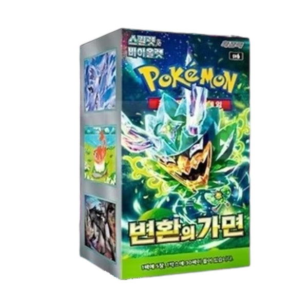 Pokemon Scarlet & Violet Mask Of Change SV6 Korean Booster Box