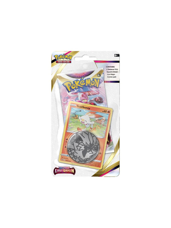Pokemon TCG: Sword & Shield Lost Origin - Scorbunny Checklane Blister