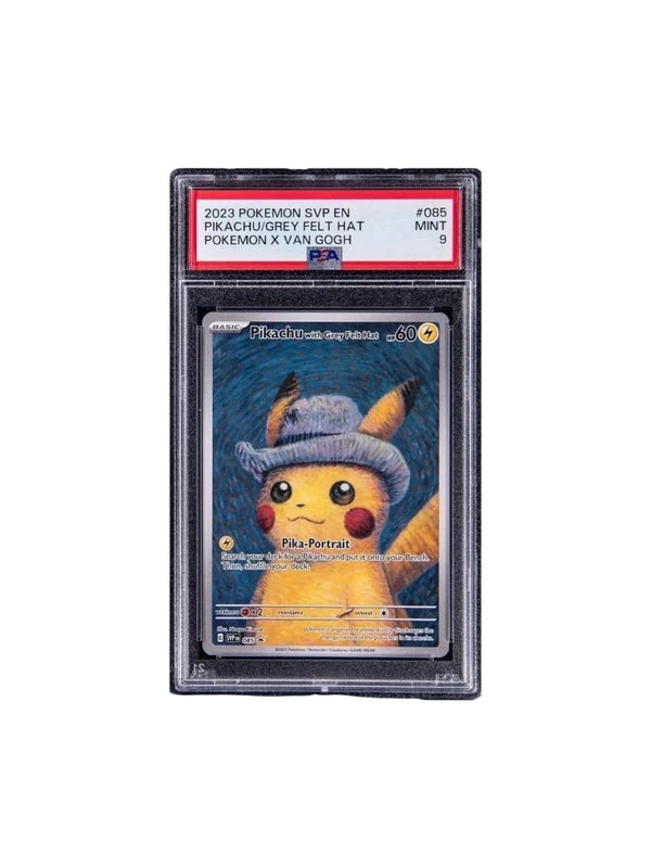 Pikachu with Grey Felt Hat #85 Pokemon Promo PSA 9