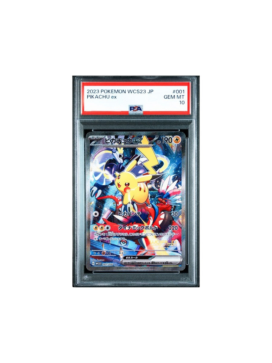 PSA 10 Pikachu 001/030 WCS23 - Pokemon Card Japanese Scarlet & Violet 2023