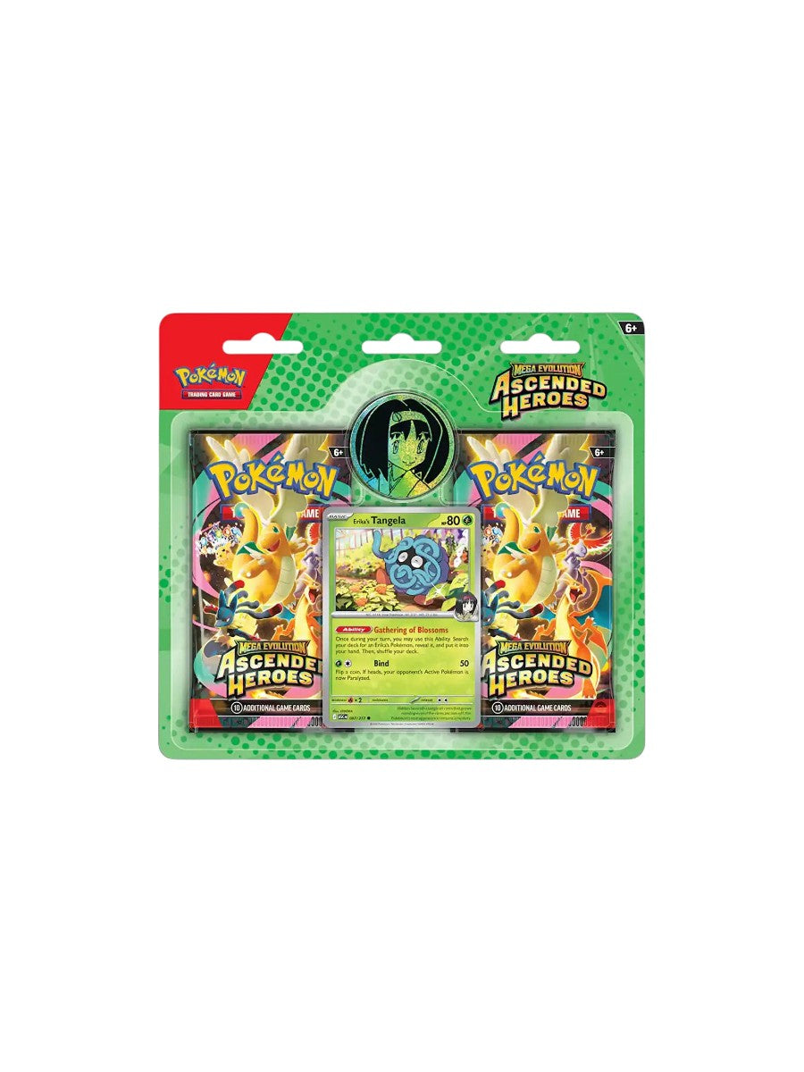 Pokemon TCG: Mega Evolution – Ascended Heroes Blister Paket (Erika's Tangela)