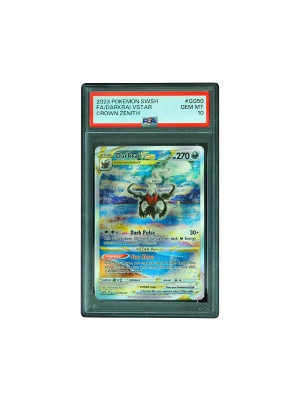 PSA 10: Darkrai VSTAR GG50/GG70 Crown Zenith Galarian Gallery Holo SWSH