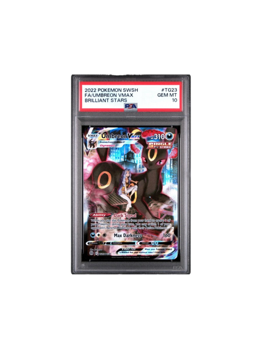 Pokemon Umbreon VMAX TG23 Brilliant Stars PSA 10 Gem Mint Alternate Art Trainer