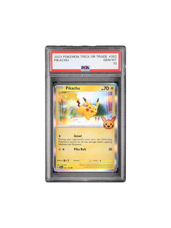PSA 10 Pikachu #062 HOLO Trick or Trade ( ENGLISH )