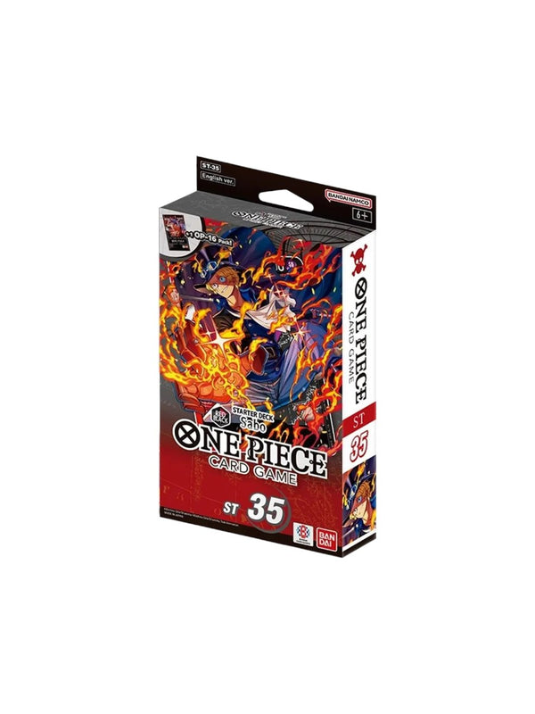One Piece Card Game: Starter Deck 35 (ST-35) - Red/Black Sabo