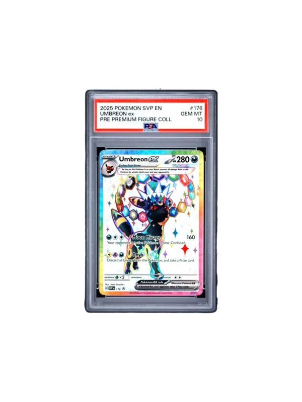 2025 POKEMON SVP EN-SV BLACK STAR PROMO #176 UMBREON EX PSA 10