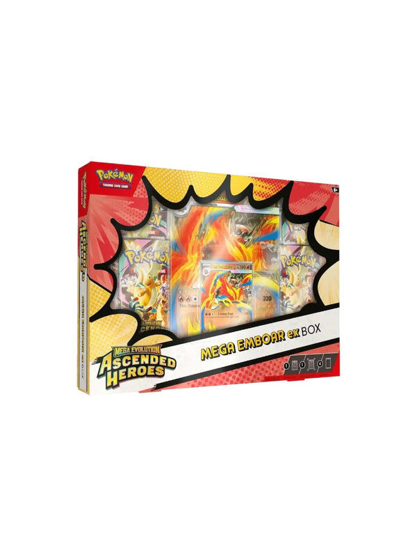 Pokemon Ascended Heroes Mega Emboar Ex Box