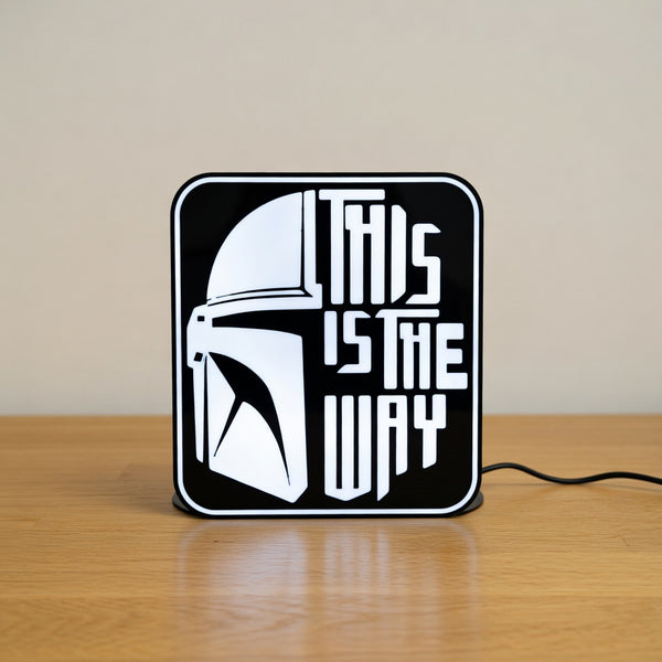 Mandalorian- This Is The Way Light Box
