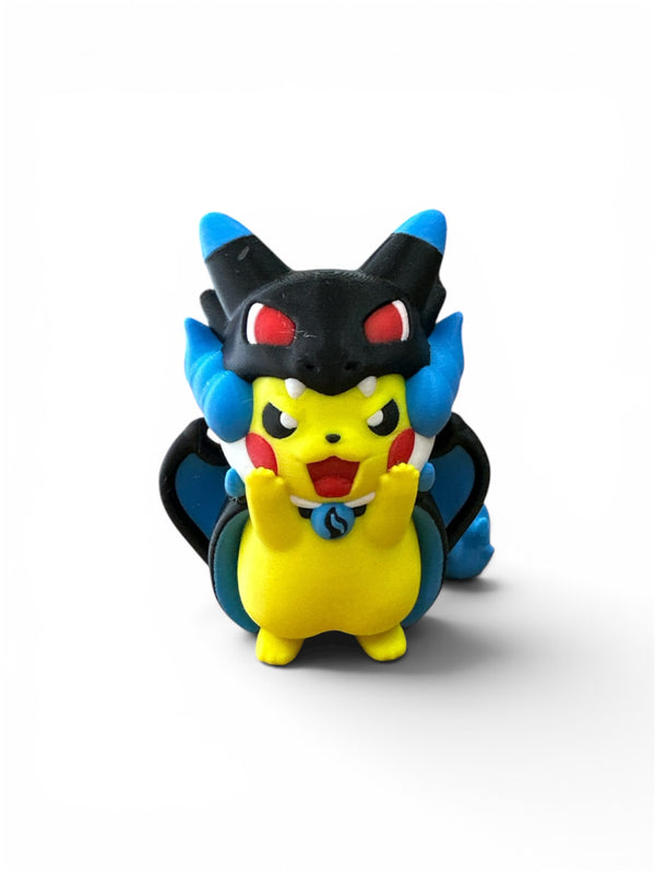Pikachu With Mega Charizard ( Figür )