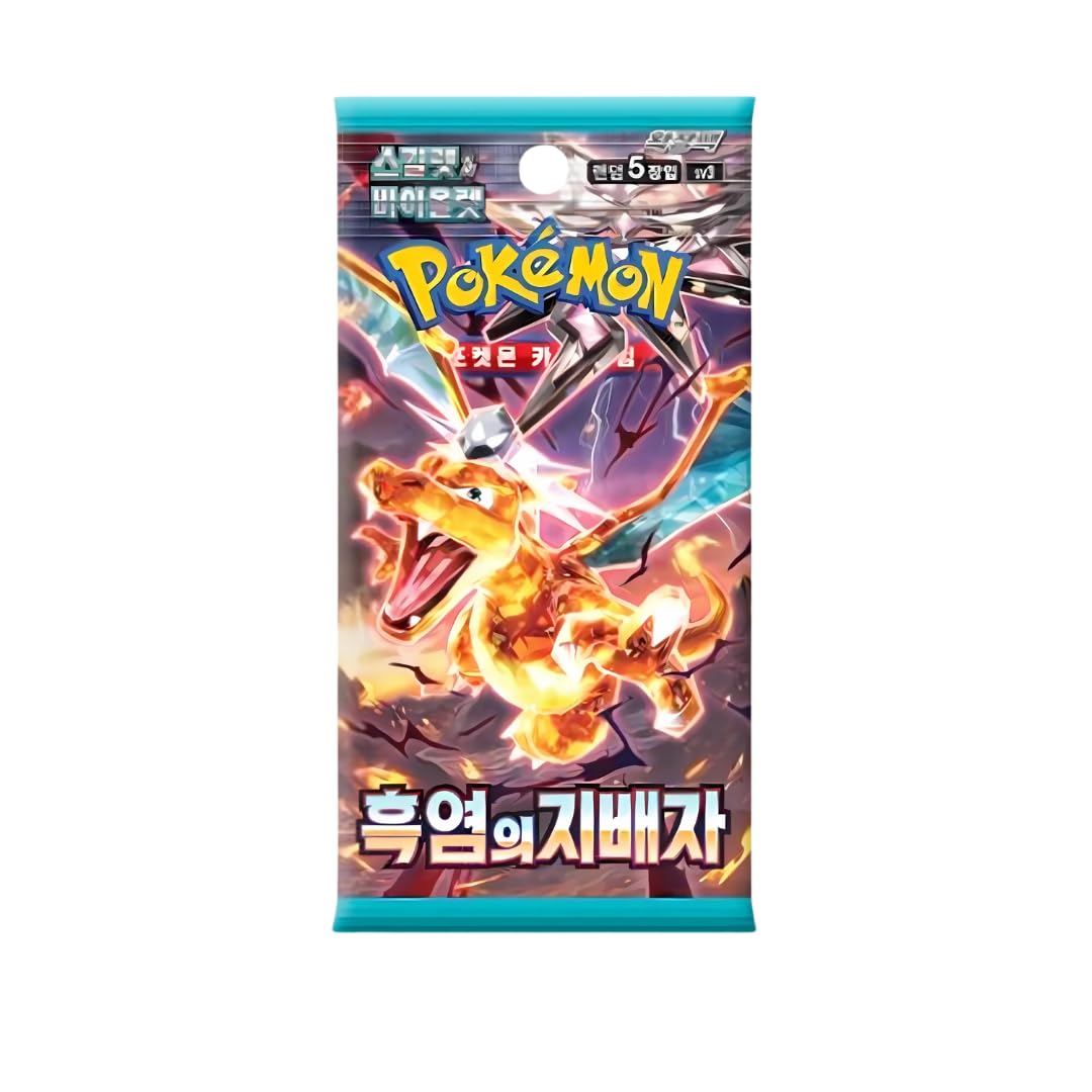 Pokemon Ruler Of The Black Flame SV3  Booster Pack ( KOREAN )