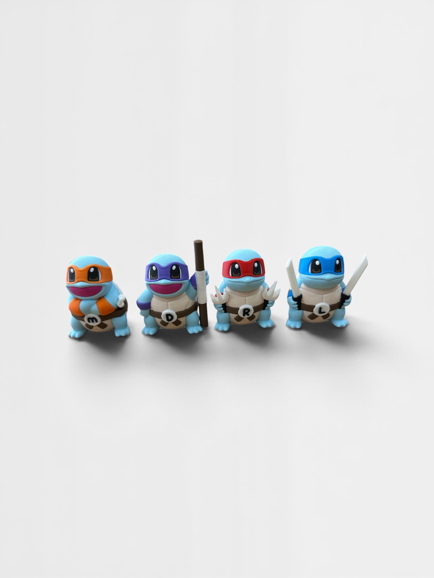 Teenage Mutant Ninja Squirtles ( 4'lü Figür Set )