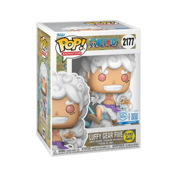 Funko Pop! One Piece Animation Luffy Gear Five (Glow in the Dark) #2177 – Special Edition