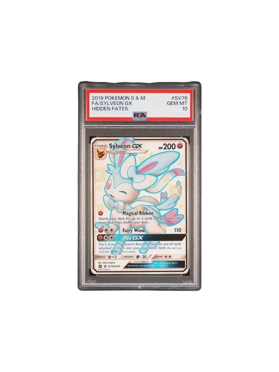 2019 Pokemon Hidden Fates Sylveon GX Full Art #SV76 PSA 10