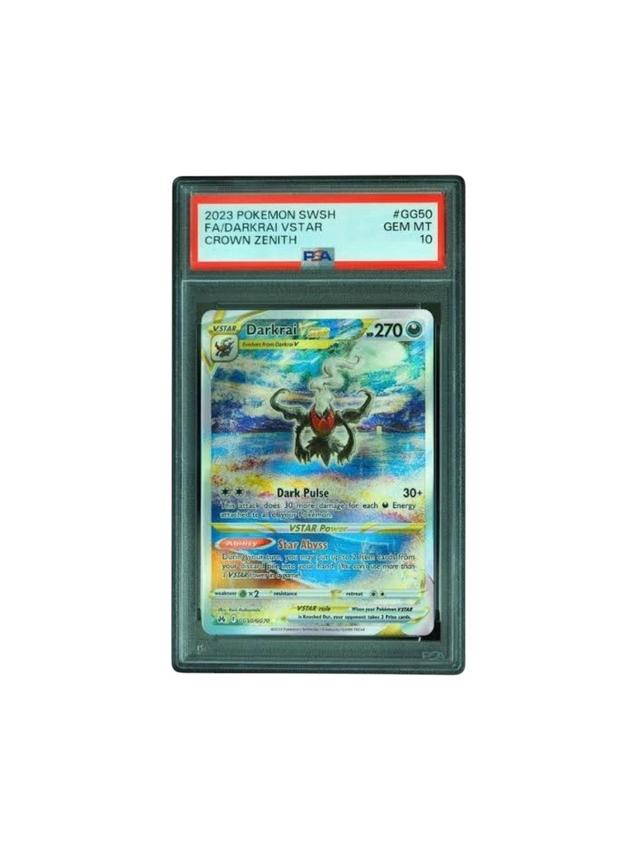 PSA 10: Darkrai VSTAR GG50/GG70 Crown Zenith Galarian Gallery Holo SWSH