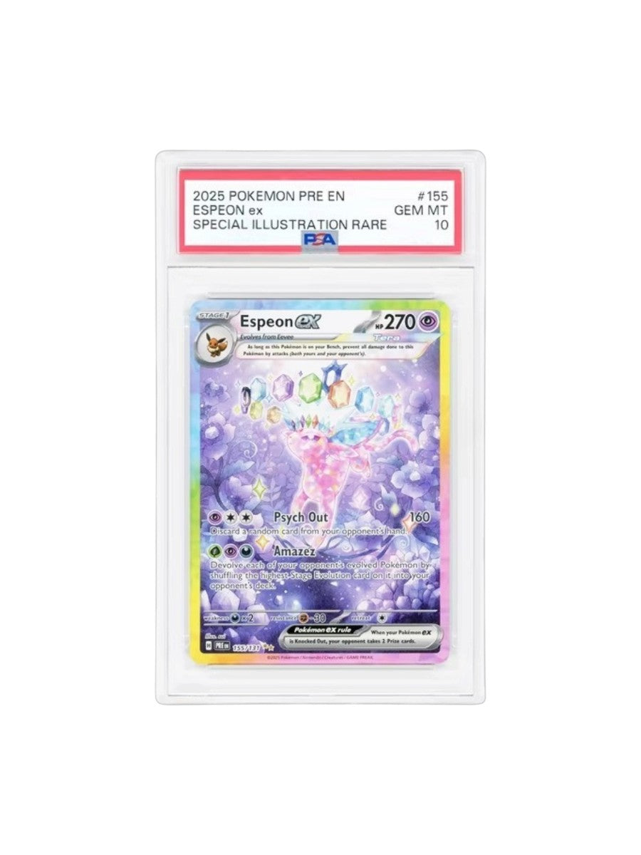 2025 ESPEON #155 PRISMATIC EVOLUTIONS PSA 10 GEM MINT