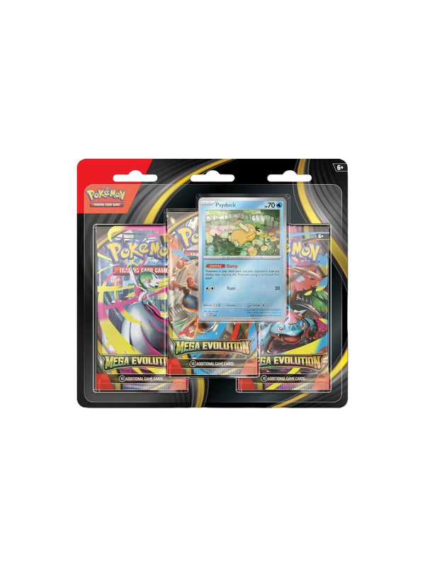 Pokemon TCG: Mega Evolution 3-Pack Blister (Psyduck)