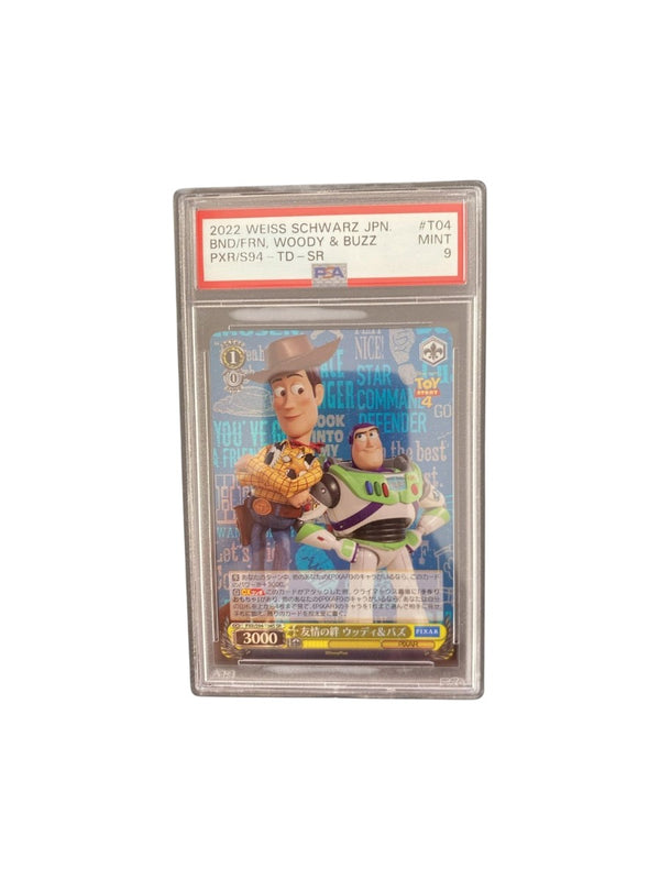 Woody & Buzz PXR/S94-TD-SR (2022 Weiss Schwarz Pixar Japanese) PSA 9