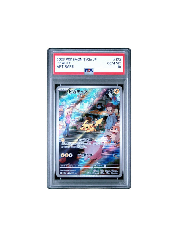 PSA 10 Pikachu 173/165 AR Art Rare Full SV2a 151 2023 Pokemon Card Japanese #609