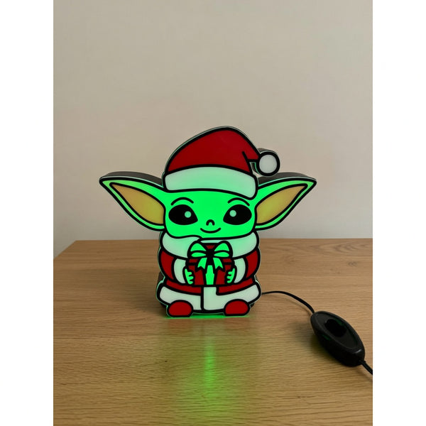 Santa Grogu Light Box