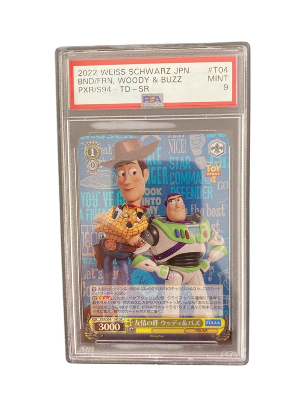 Woody & Buzz PXR/S94-TD-SR (2022 Weiss Schwarz Pixar Japanese) PSA 9
