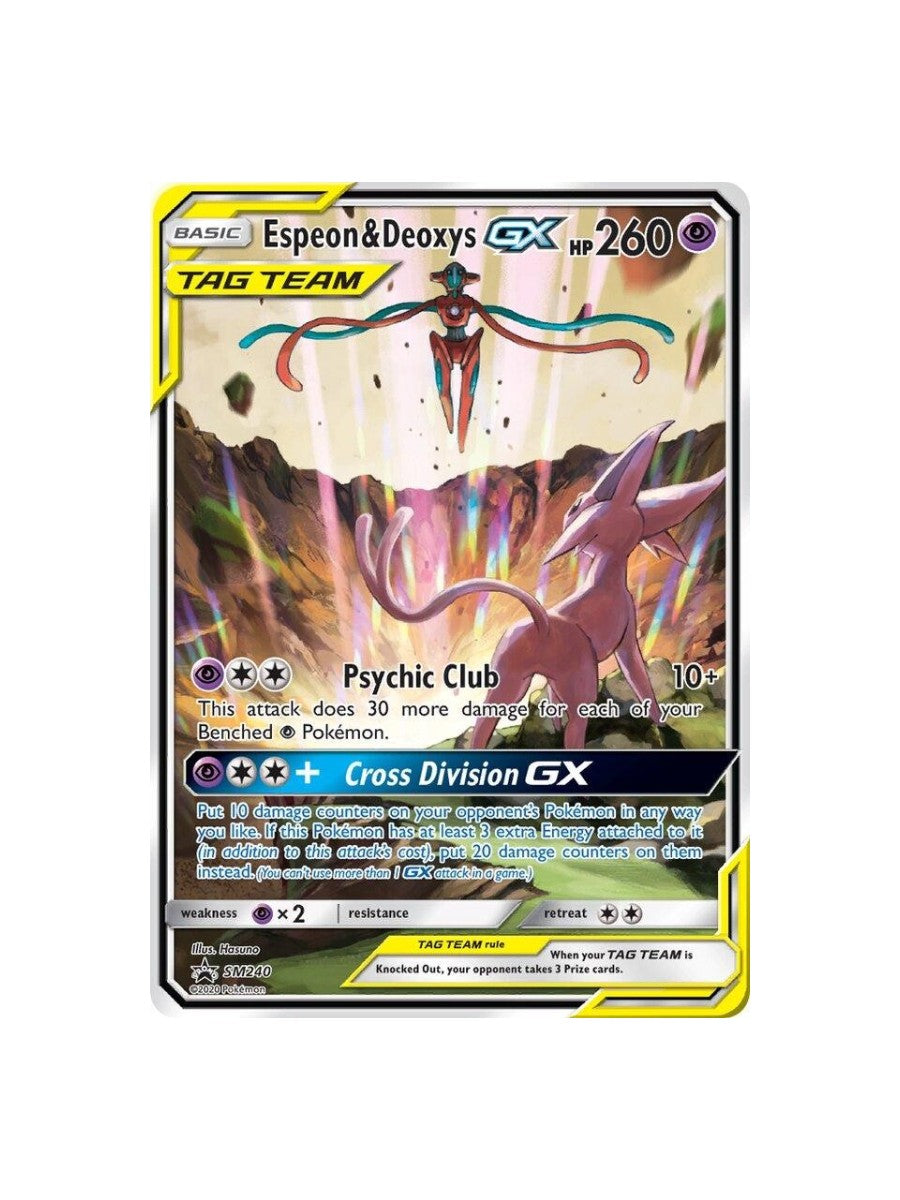 Espeon & Deoxys GX #SM240 Pokemon Promo